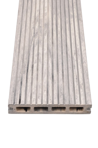 Террасная доска из ДПК WOODVEX Select Бело-серый