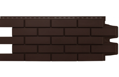 Фасадная панель Grand Line клинкерный кирпич стандарт Коричневый