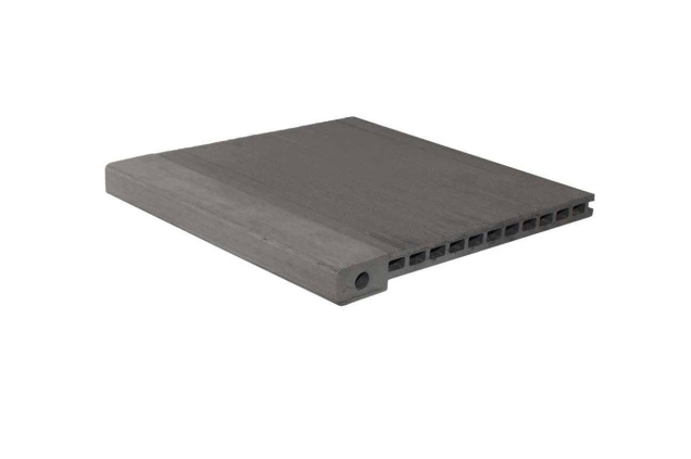 ДПК ступени CM Decking цвет EBONY (эбен, серый) пустотелая